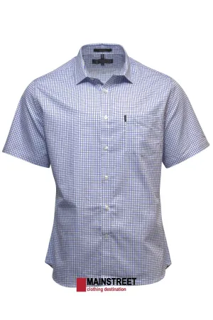Pilbara Short Sleeve Check Single Pocket Shirt