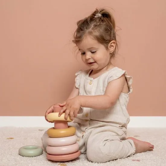 Pink Stacking Rings, Little Dutch