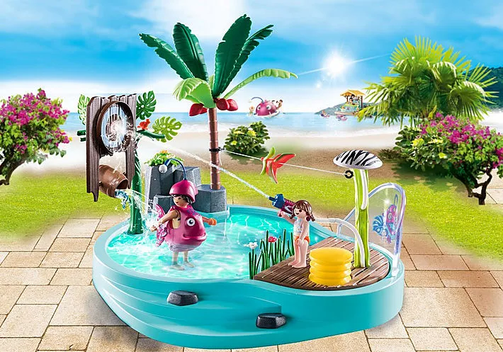 Playmobil Small Pool with Water Sprayer