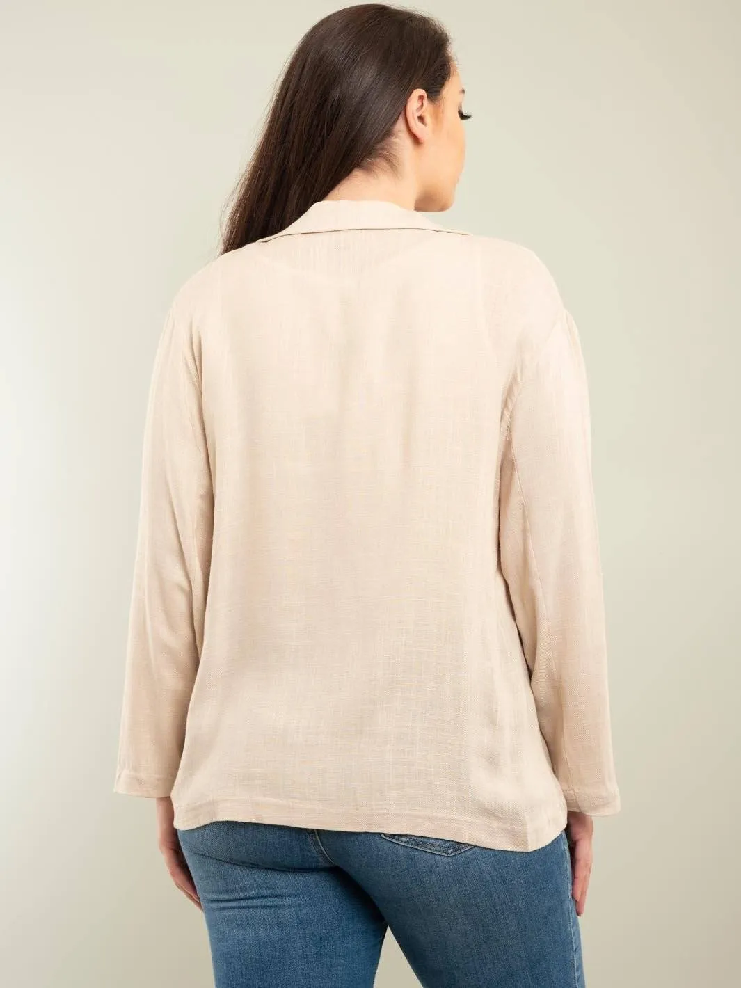 PLUS SIZE BLAZER