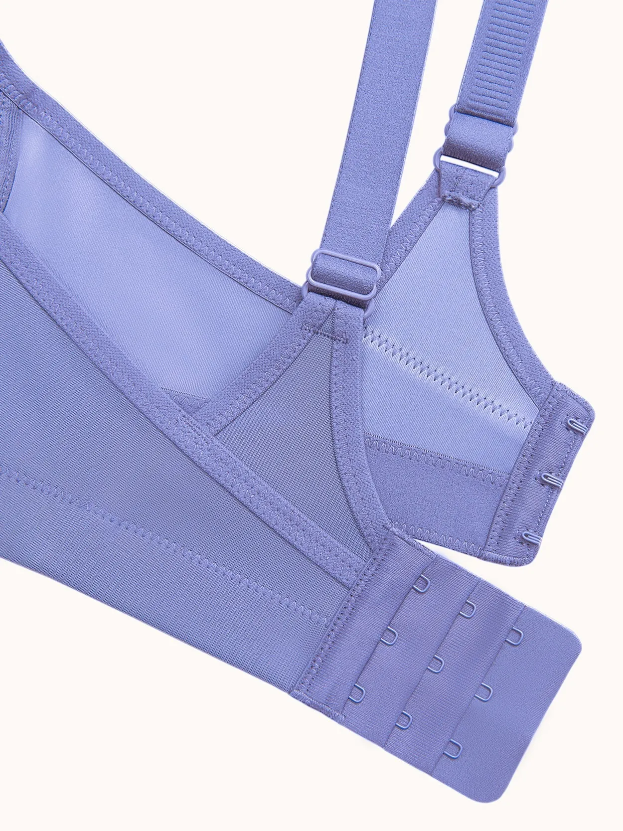 Plus Size High Impact Large Bust Full Coverage Workout Bras Purple