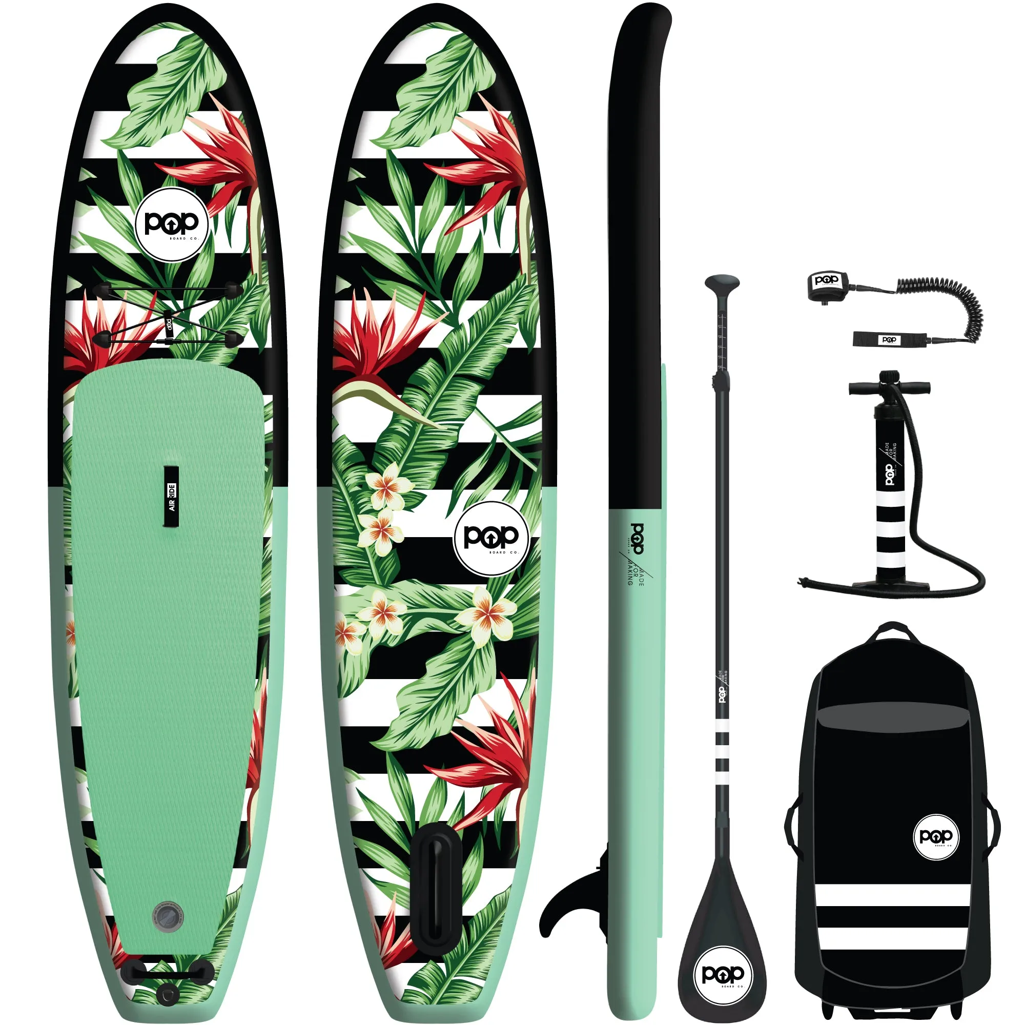 POP Royal Hawaiian Inflatable SUP Board