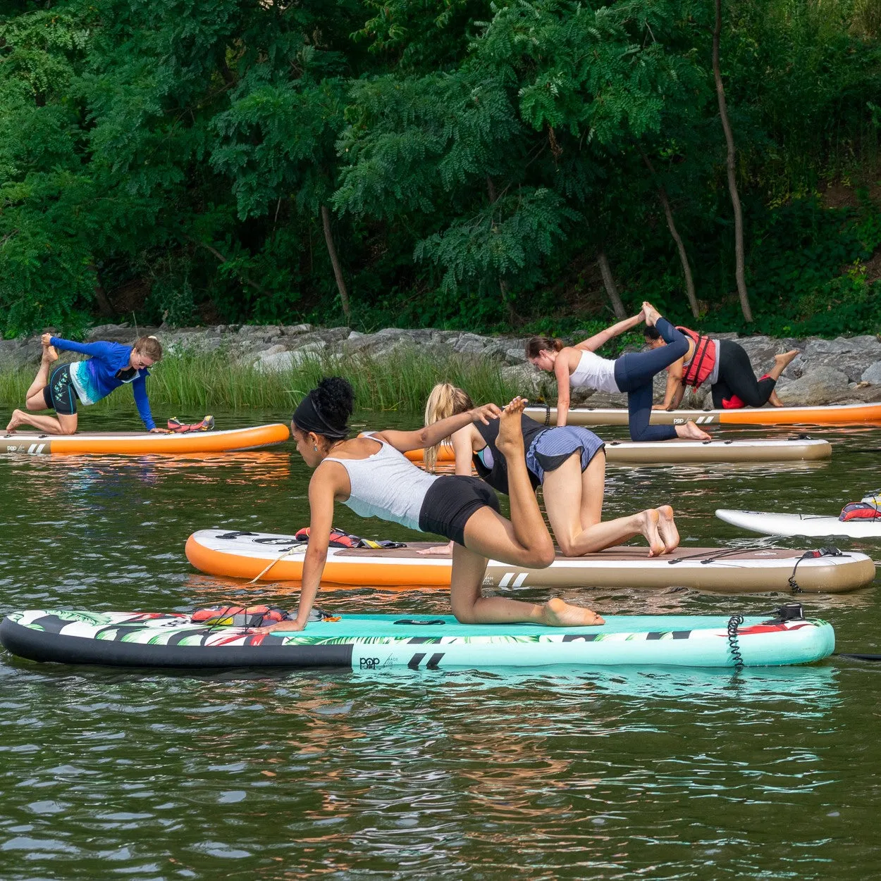 POP Royal Hawaiian Inflatable SUP Board