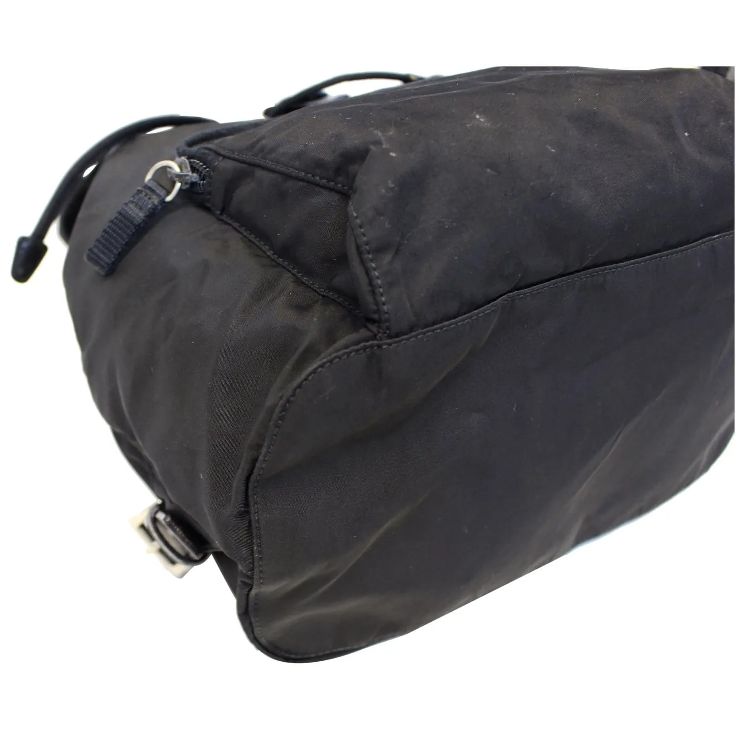 PRADA Nylon Backpack Bag Black
