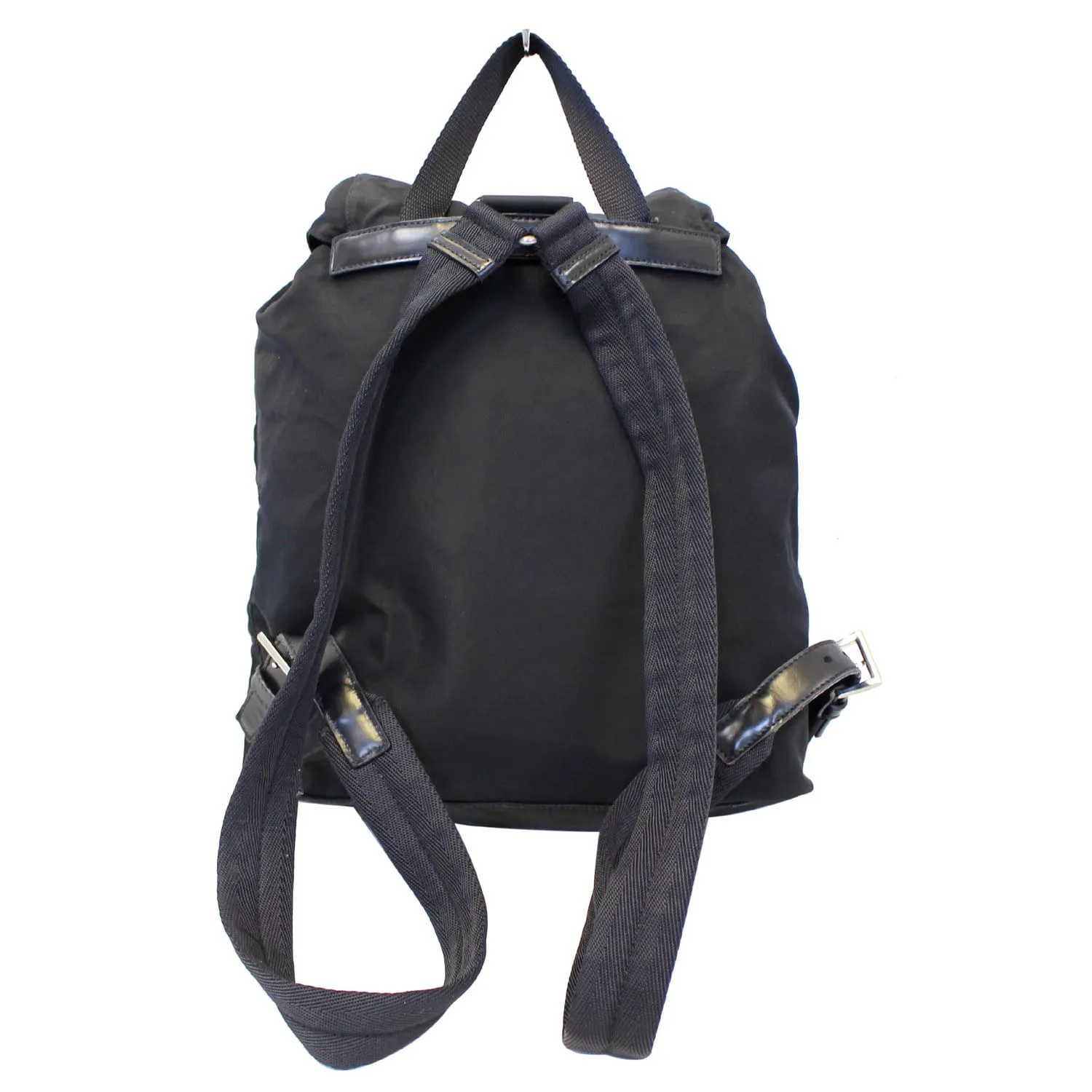 PRADA Nylon Backpack Bag Black