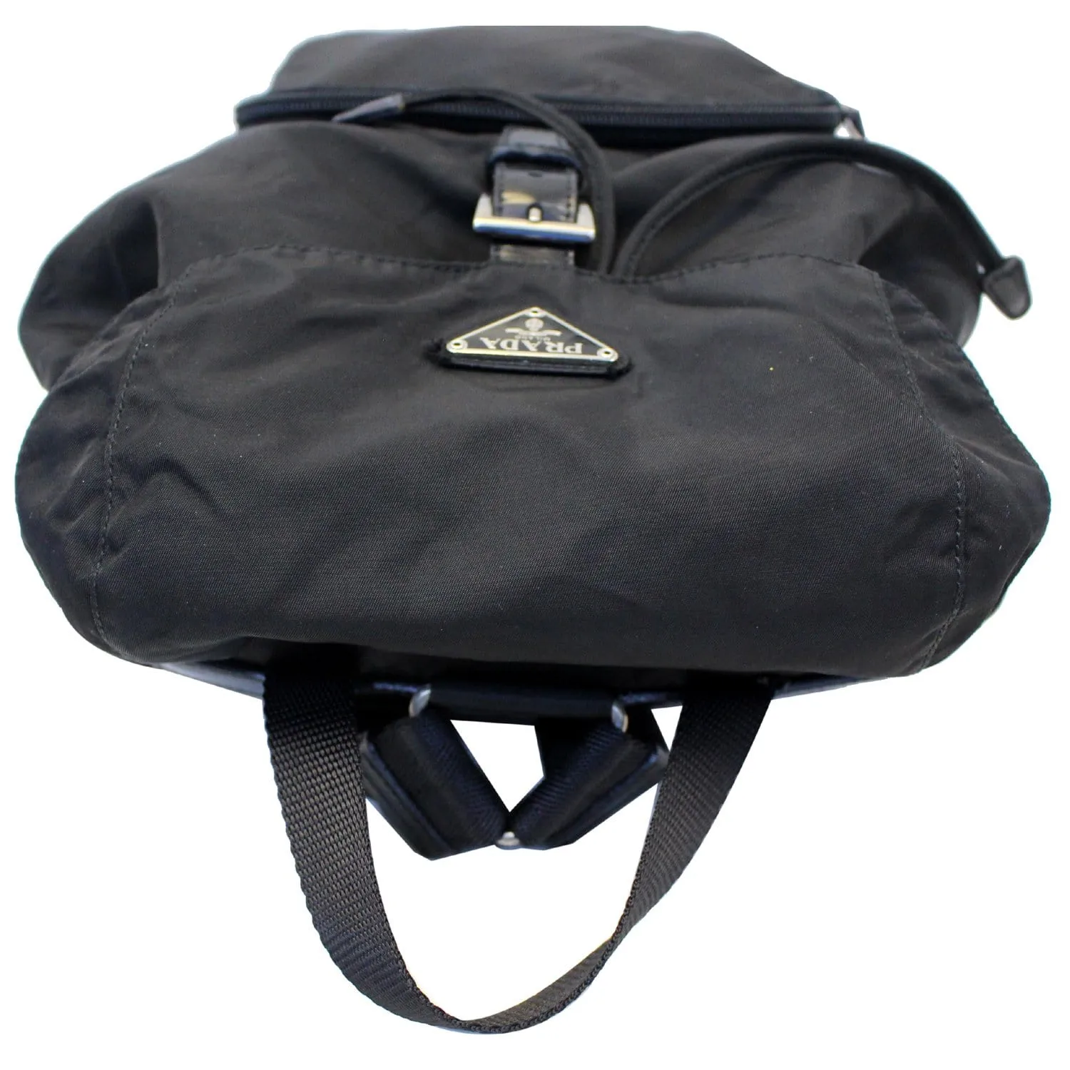 PRADA Nylon Backpack Bag Black
