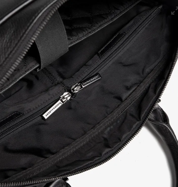 PRE-SALE | BLACK LEATHER FORMAL BRIEFCASE