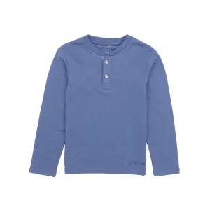 Properly Tied Shoreline Henley Stone Blue