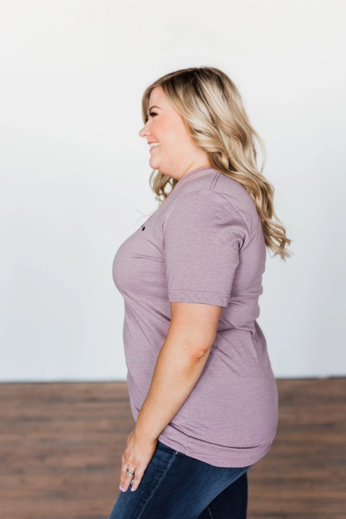 "Blessed" Purple Tee