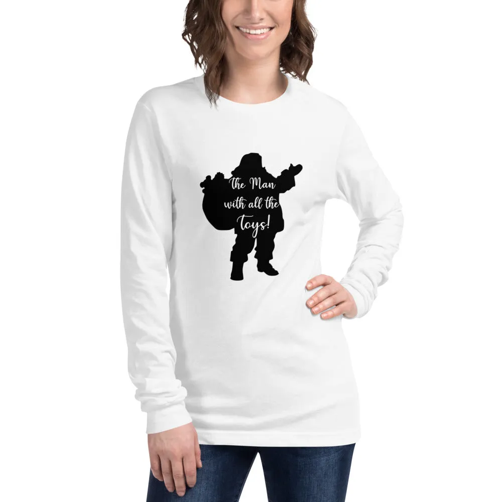 "Santa the Toy Man" - Unisex Long Sleeve Tee