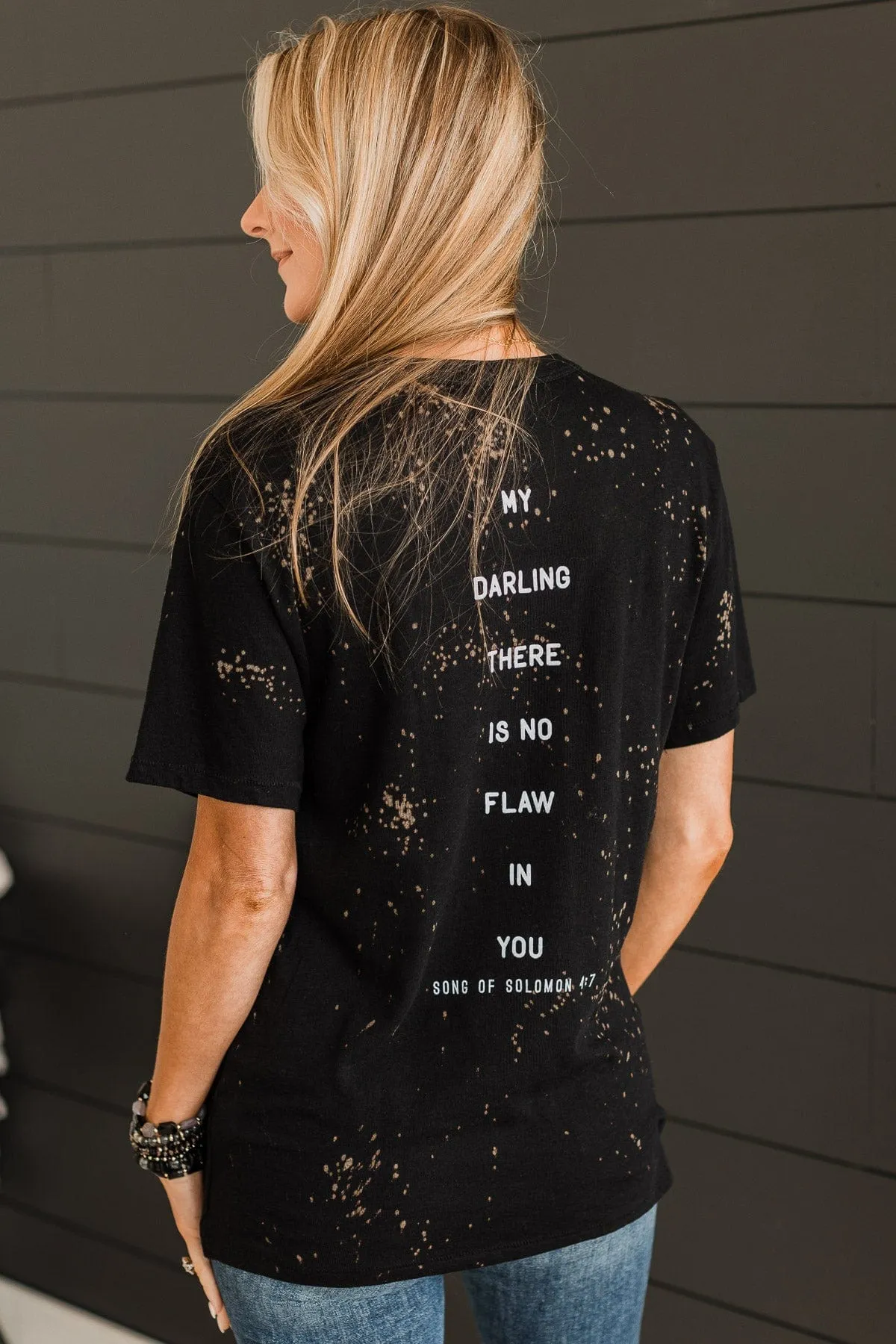 "You Are Beautiful" Graphic Tee- Black