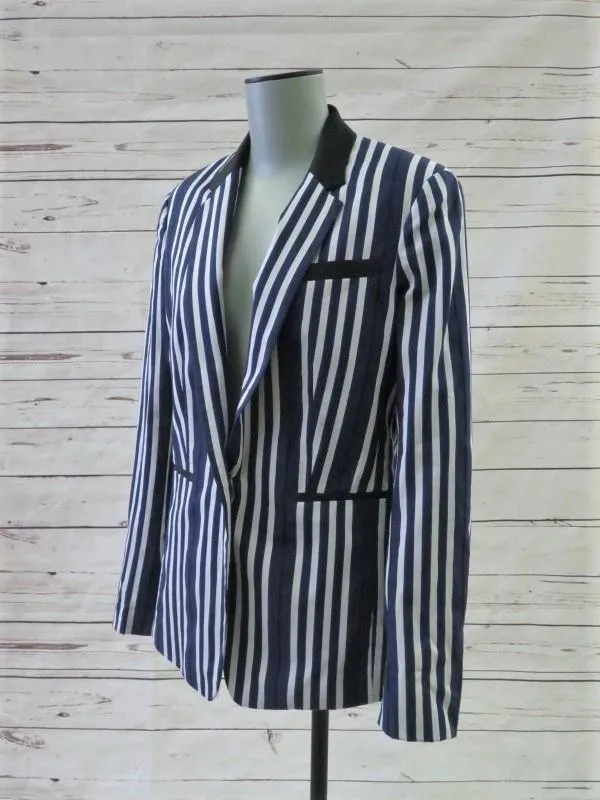 Rag & Bone Womens' Suits & Suit Separates: Blue 100% Cotton Size 4, Pre-owned