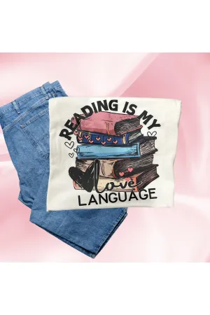 Reading is my Love Language Comfort Colors T-Shirt