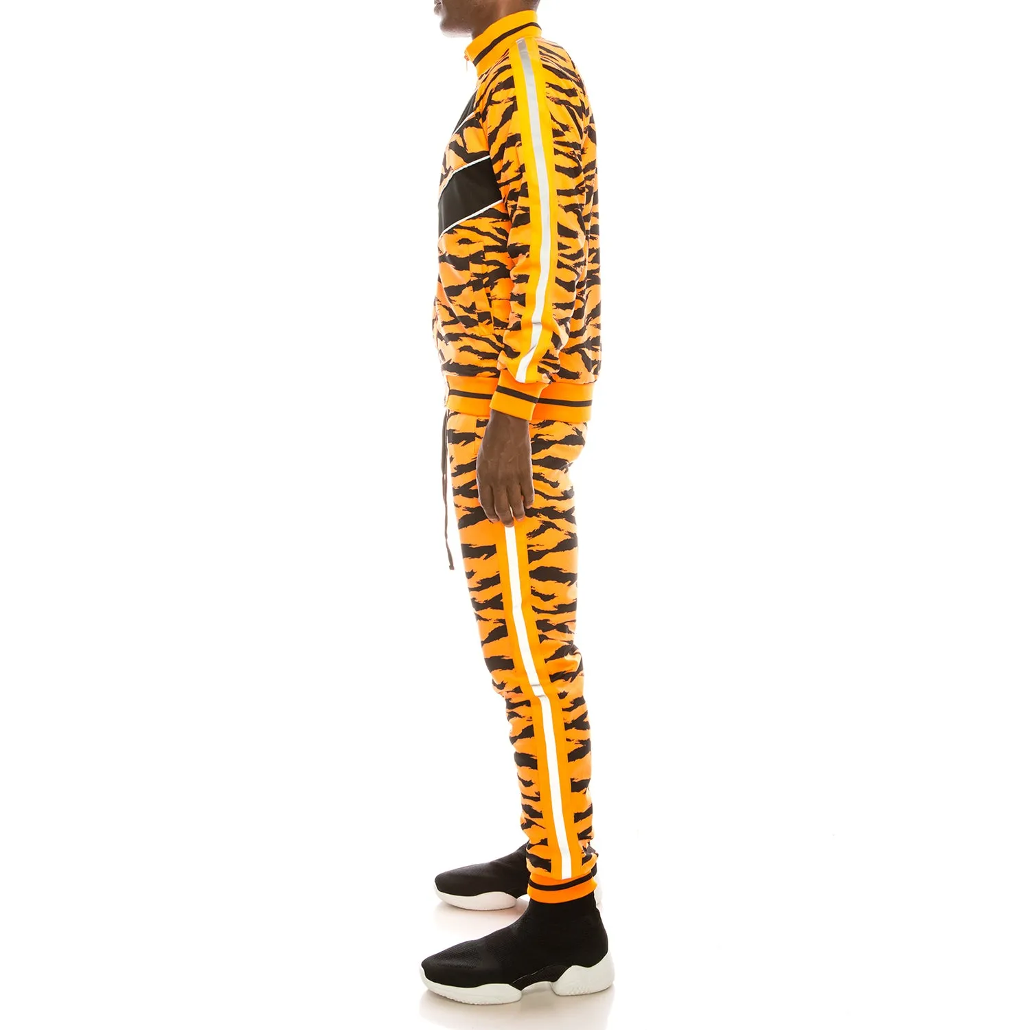 Reflective Tape Tiger Track Suits
