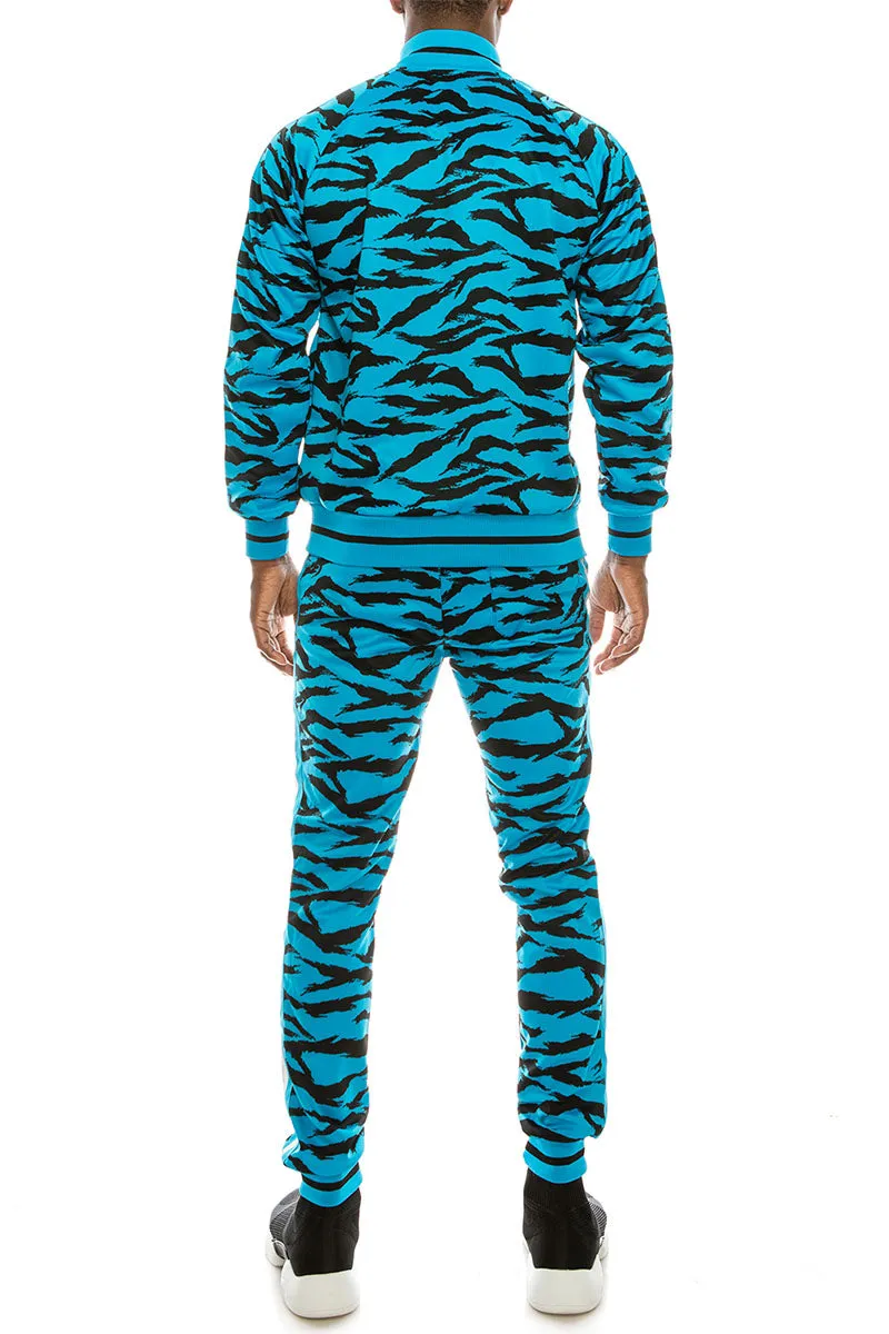 Reflective Tape Tiger Track Suits