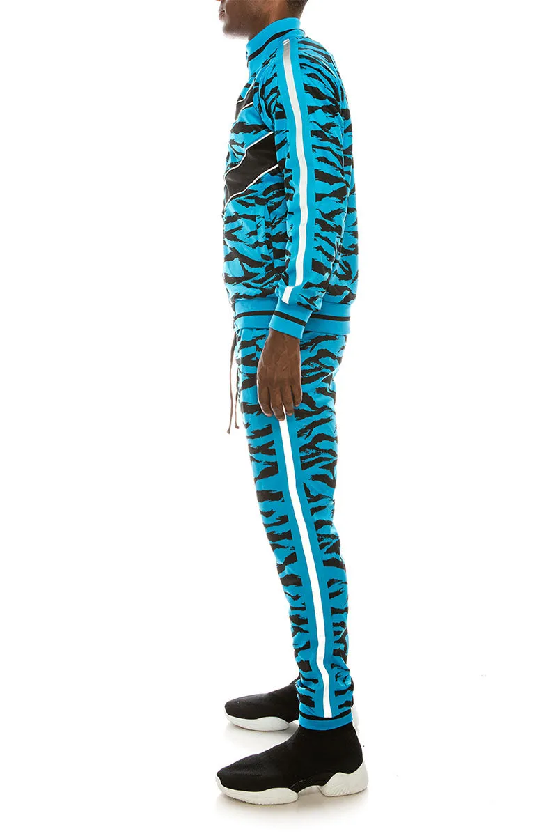 Reflective Tape Tiger Track Suits