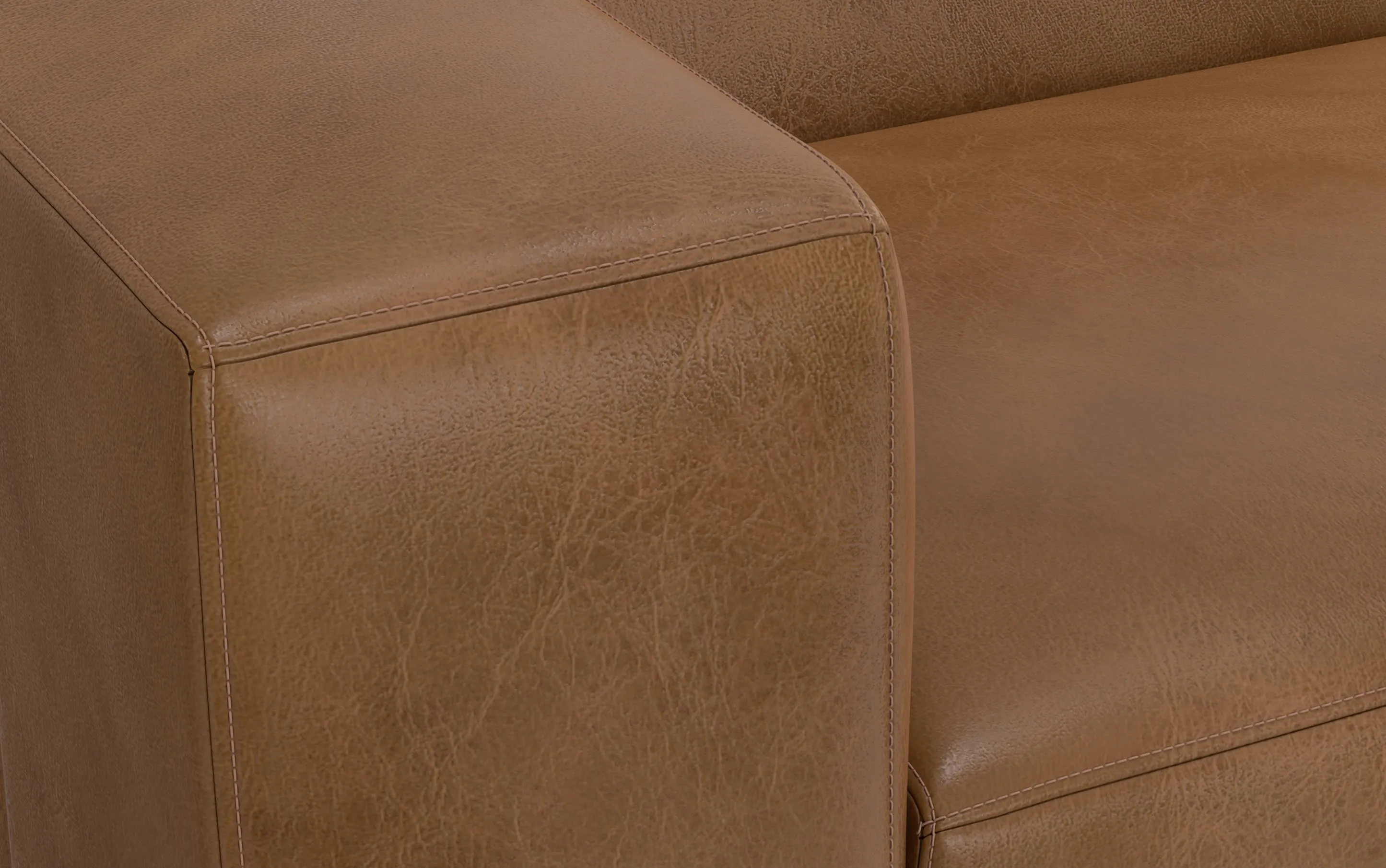 Rex 3 Seater Sofa in Genuine Leather