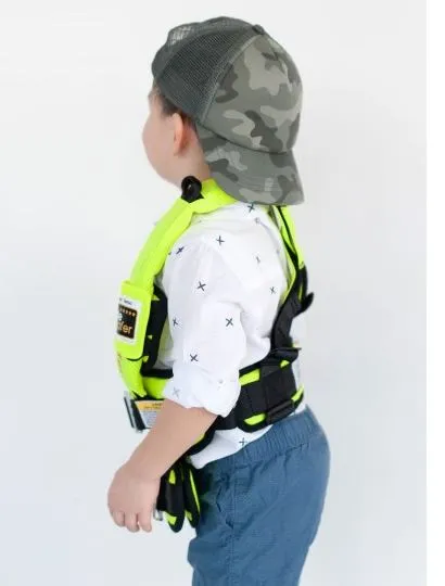 RideSafer Delight Wearable Safety Restraint - Yellow - Large (10 year local warranty)