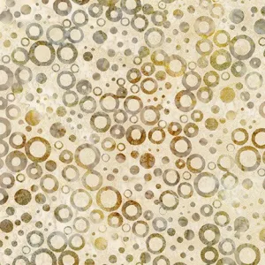 Rings and Dots Batiks Straw