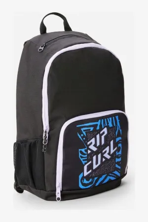 RIP CURL EVO 24L SHRED ROCK BACKPACK - BLACK/BLUE/MULTI