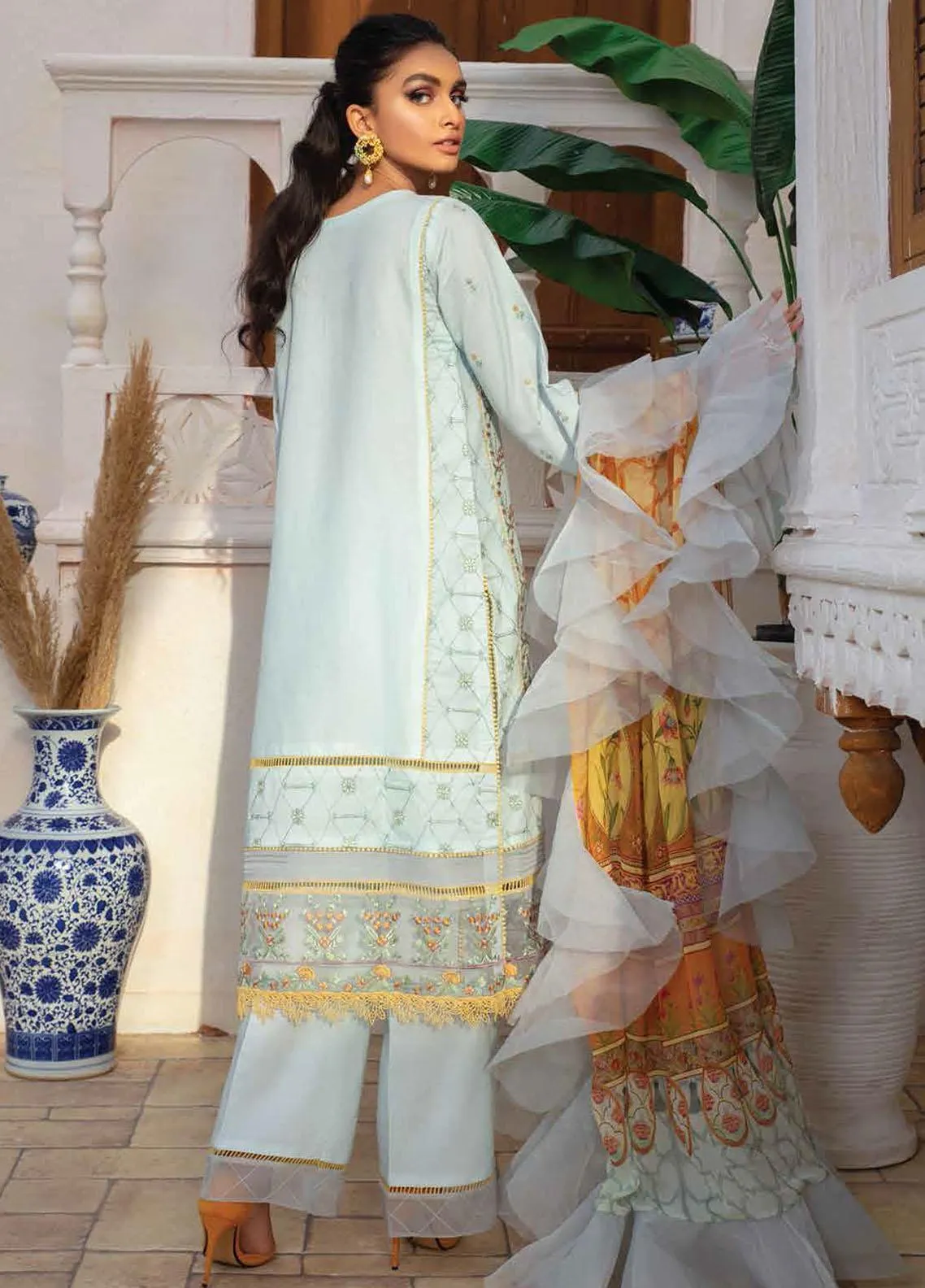 Roheenaz by Mushq Lawn Collection 2022 – RNZ-07-A Summer Rays