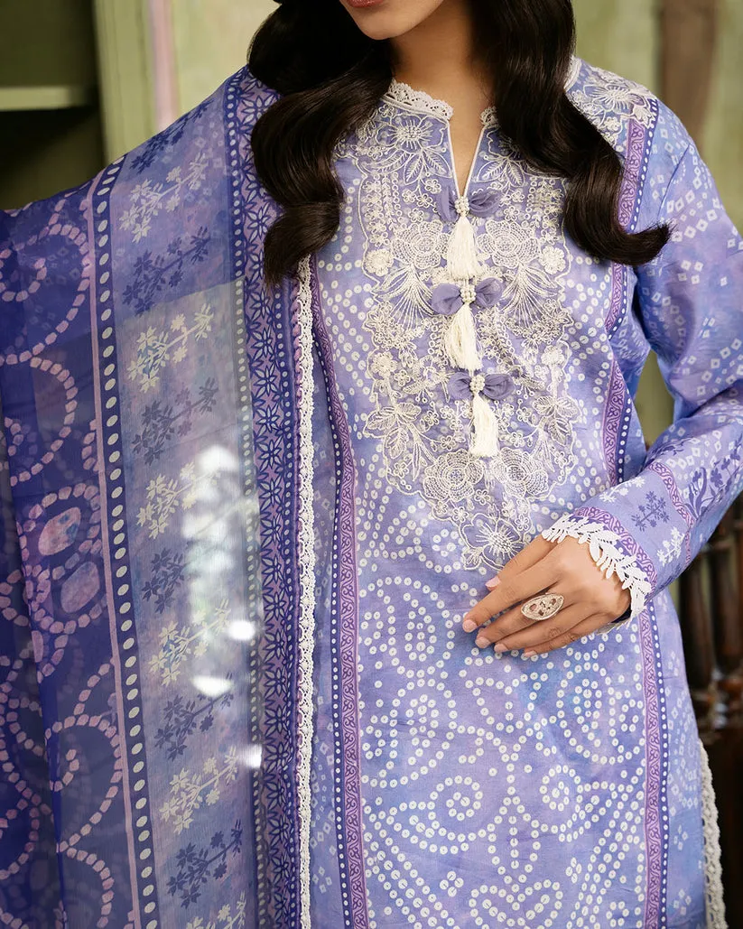 ROHEENAZ FLORA PRINTED LAWN | CELESTIA