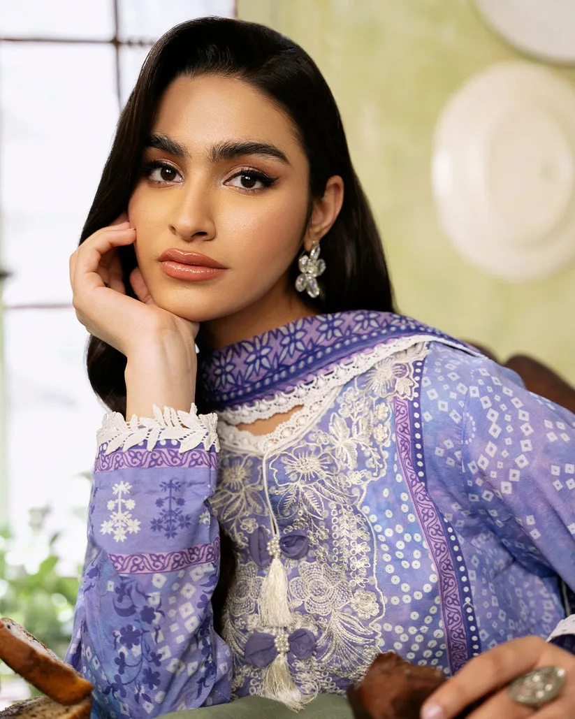 ROHEENAZ FLORA PRINTED LAWN | CELESTIA