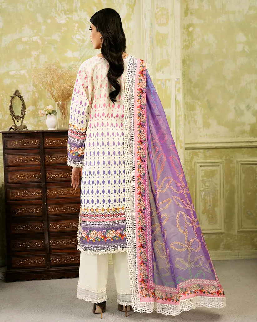 ROHEENAZ FLORA PRINTED LAWN | EVANGELINE
