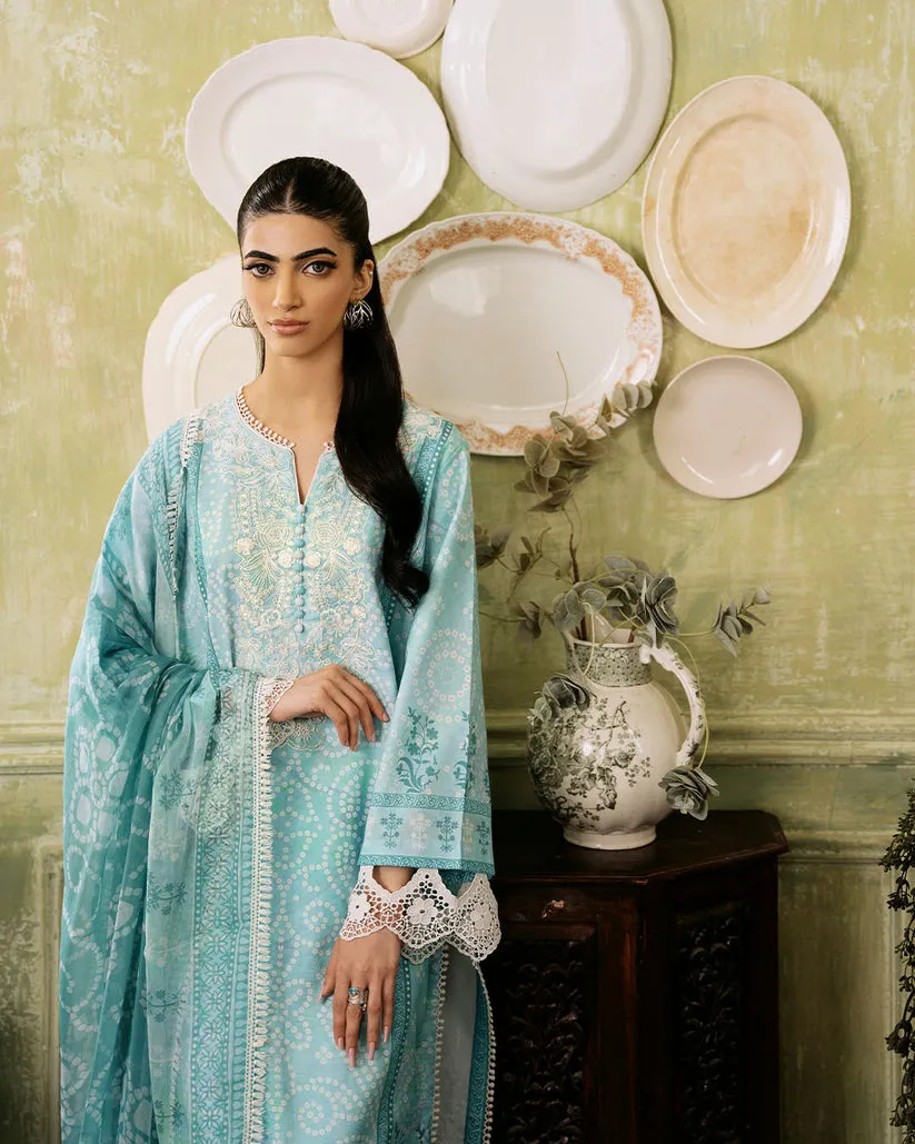 ROHEENAZ FLORA PRINTED LAWN | MIRAGE