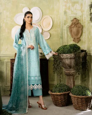 ROHEENAZ FLORA PRINTED LAWN | MIRAGE