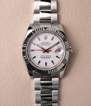Rolex Datejust Turn-O-Graph 116264 White