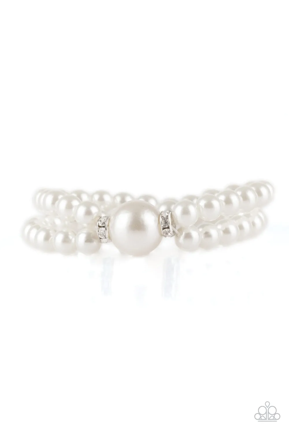 Romantic Redux - White - Paparazzi Accessories