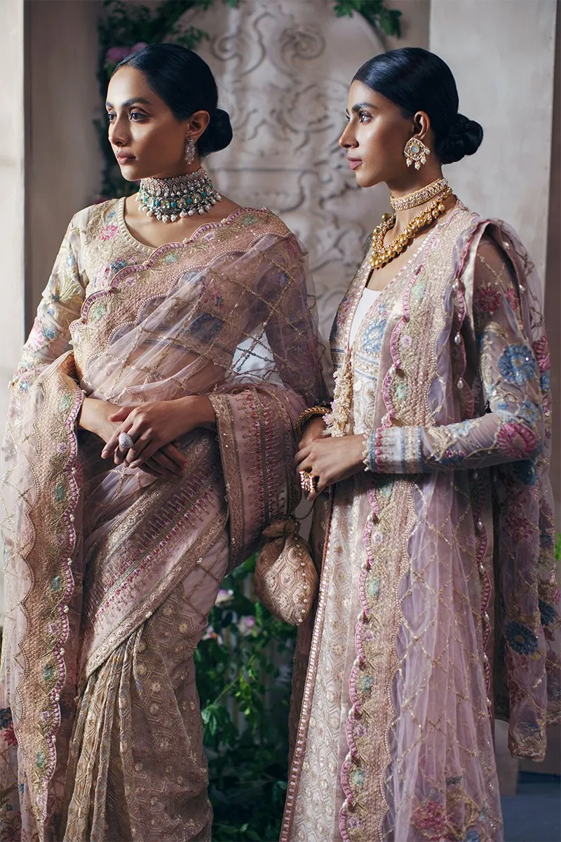 ROSE QUARTZ | Mahgul The Empress's Dream Wedding Collection 2021 | Unstitched Embroidered Net Suits
