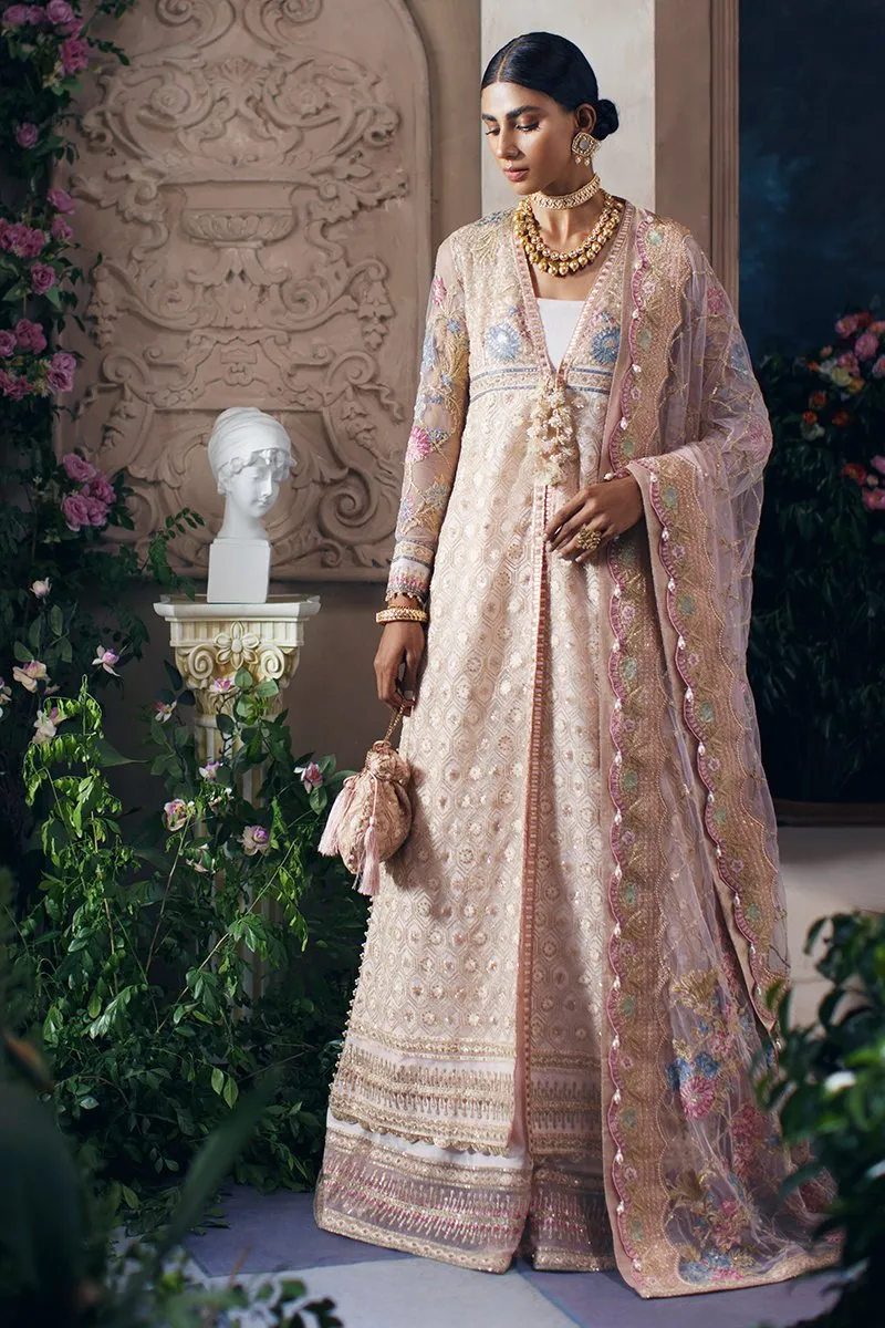 ROSE QUARTZ | Mahgul The Empress's Dream Wedding Collection 2021 | Unstitched Embroidered Net Suits