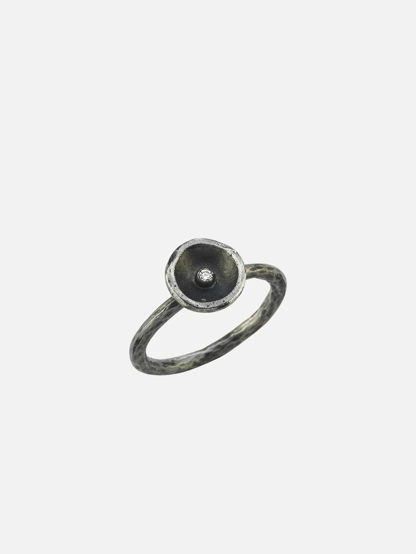 Round Diamond Stack Rings