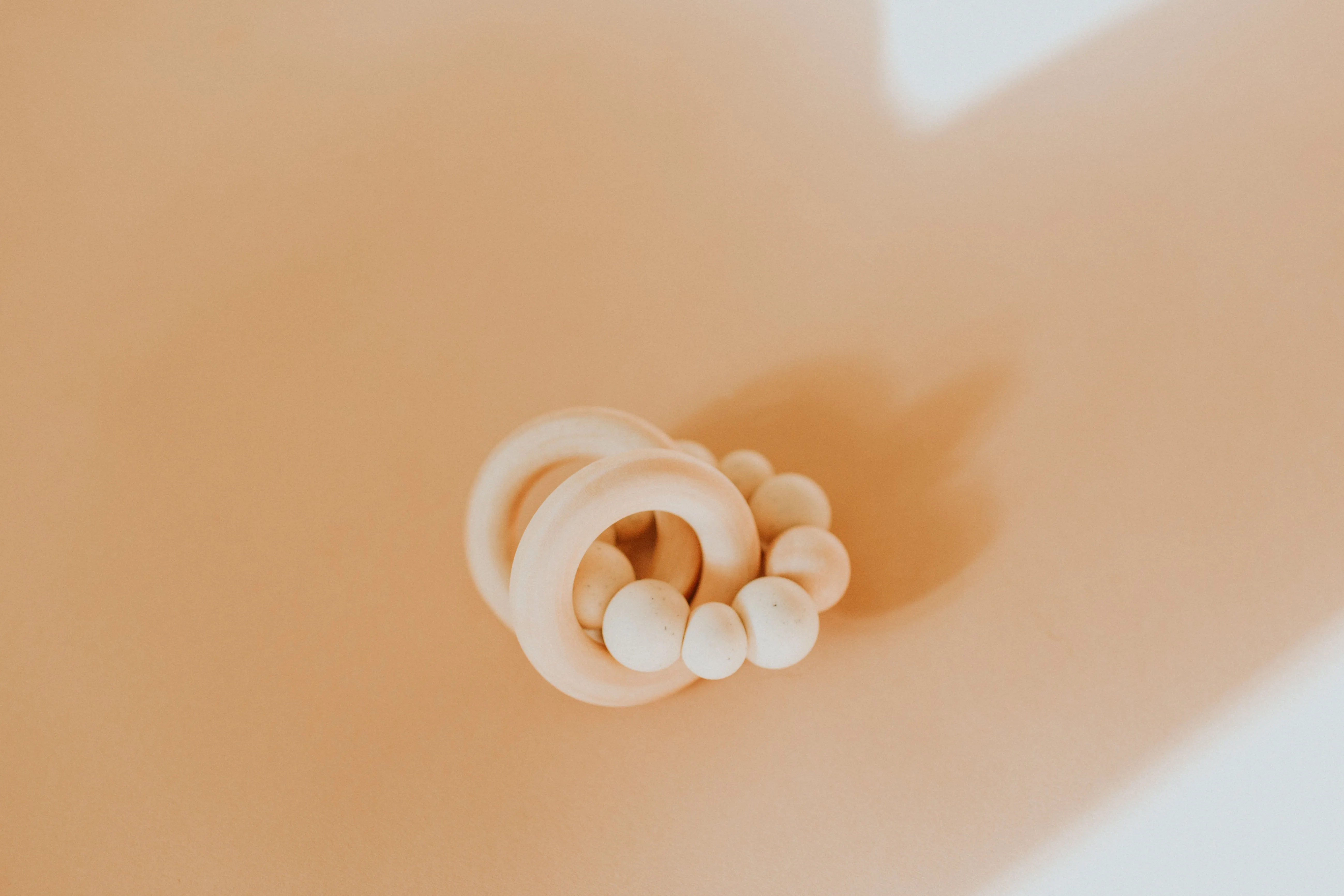 Round Wood Sensory/Teether Rings