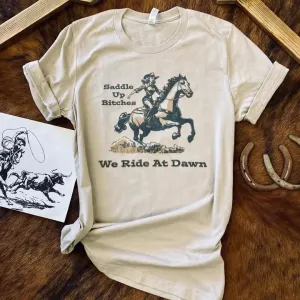 Saddle Up Western Graphic Tee