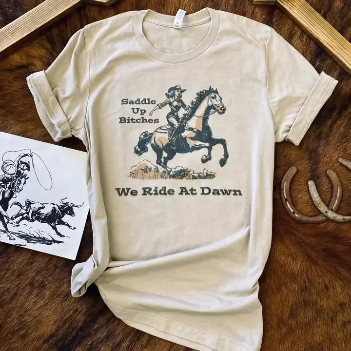 Saddle Up Western Graphic Tee