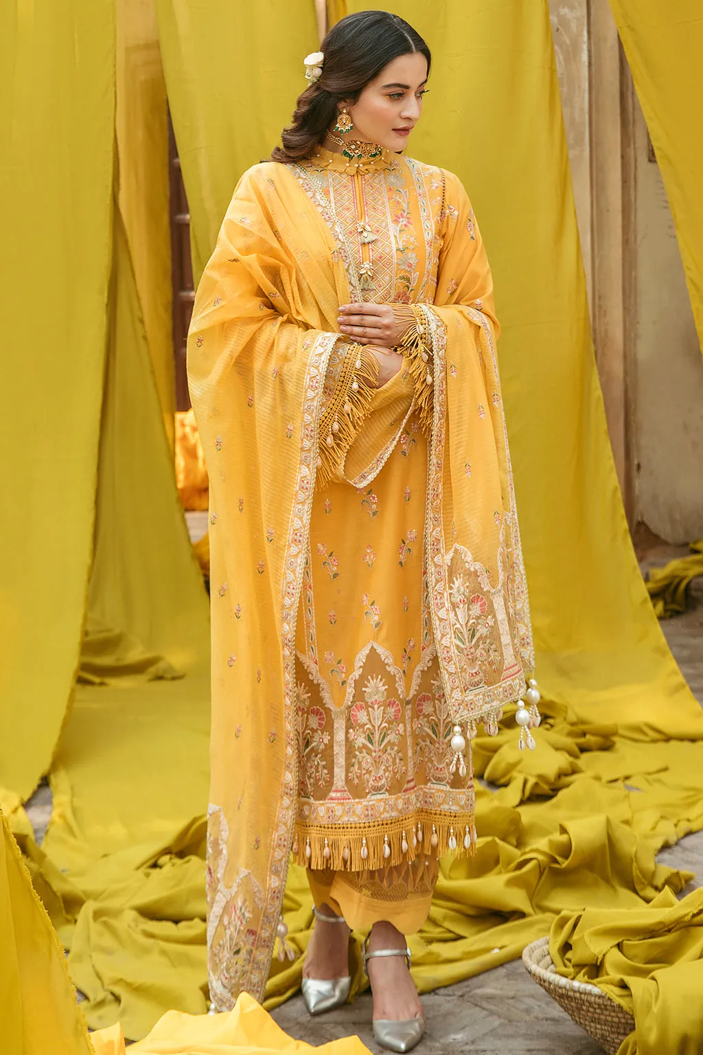 Sahiba | Afrozeh Shabnami Festive Lawn Collection 2022 | Unstitched Embroidered Lawn Suits