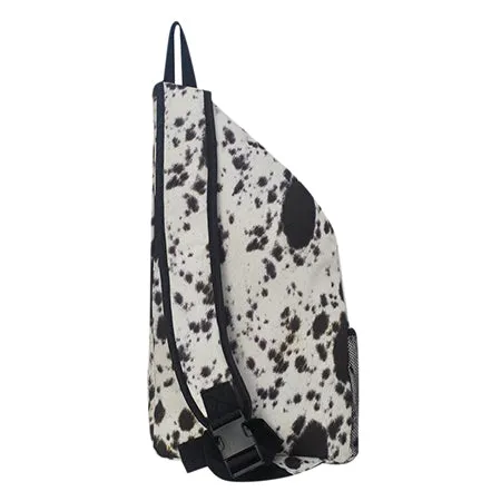 !SALE! Black Cowhide NGIL Sling Backpack