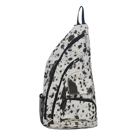 !SALE! Black Cowhide NGIL Sling Backpack