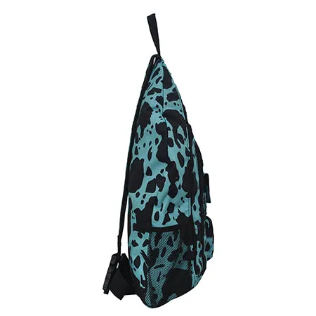 !SALE! Neon Cow Turquoise NGIL Sling Backpack