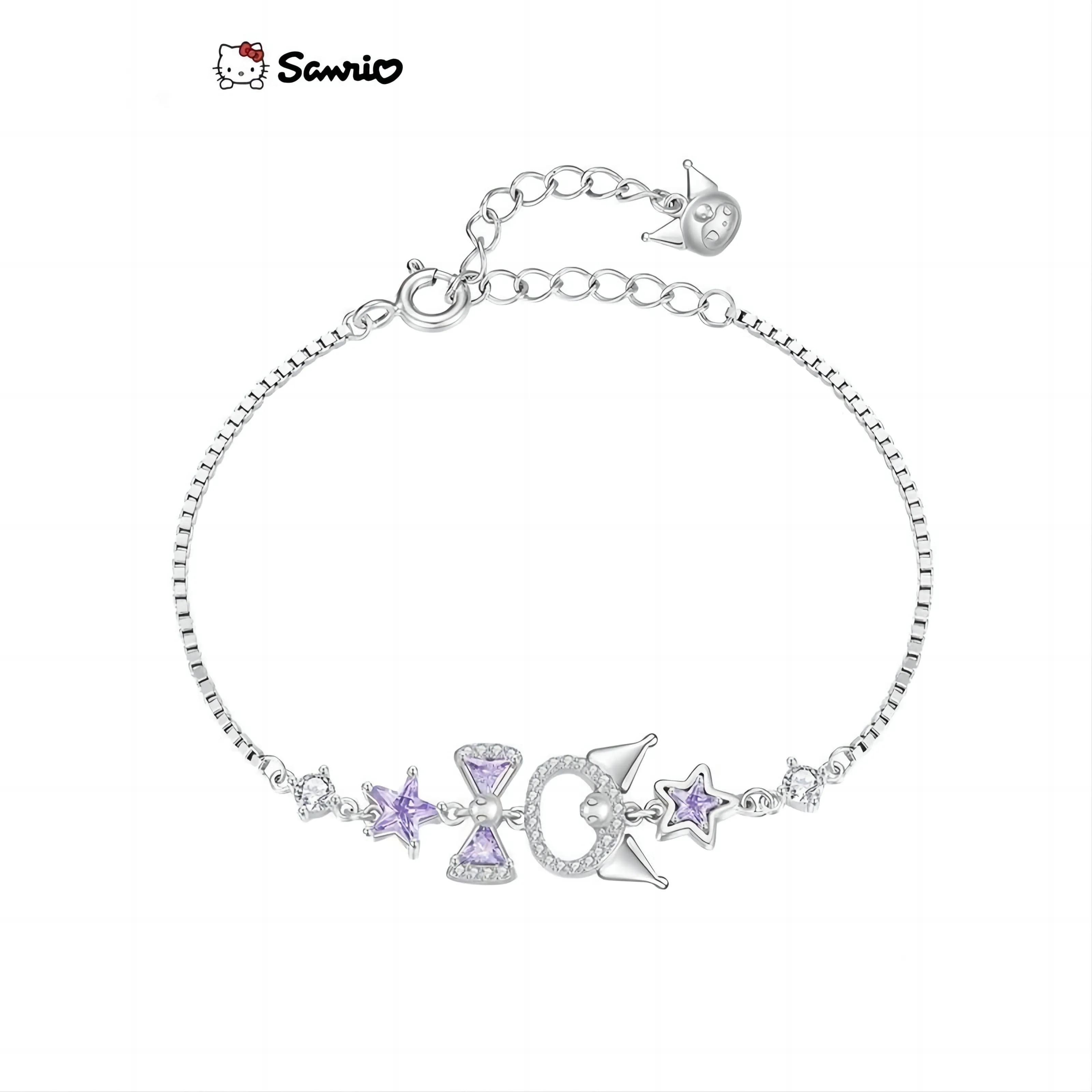 Sanrio Crystal Kuromi Bracelet