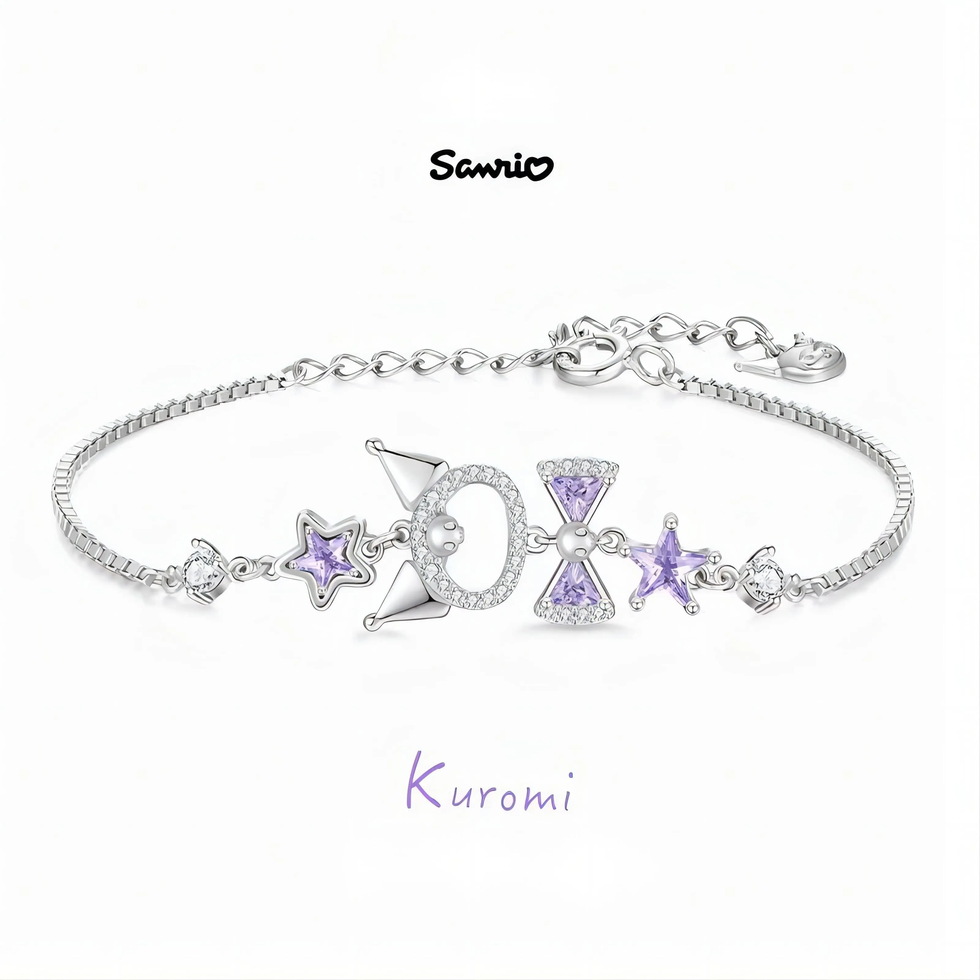 Sanrio Crystal Kuromi Bracelet