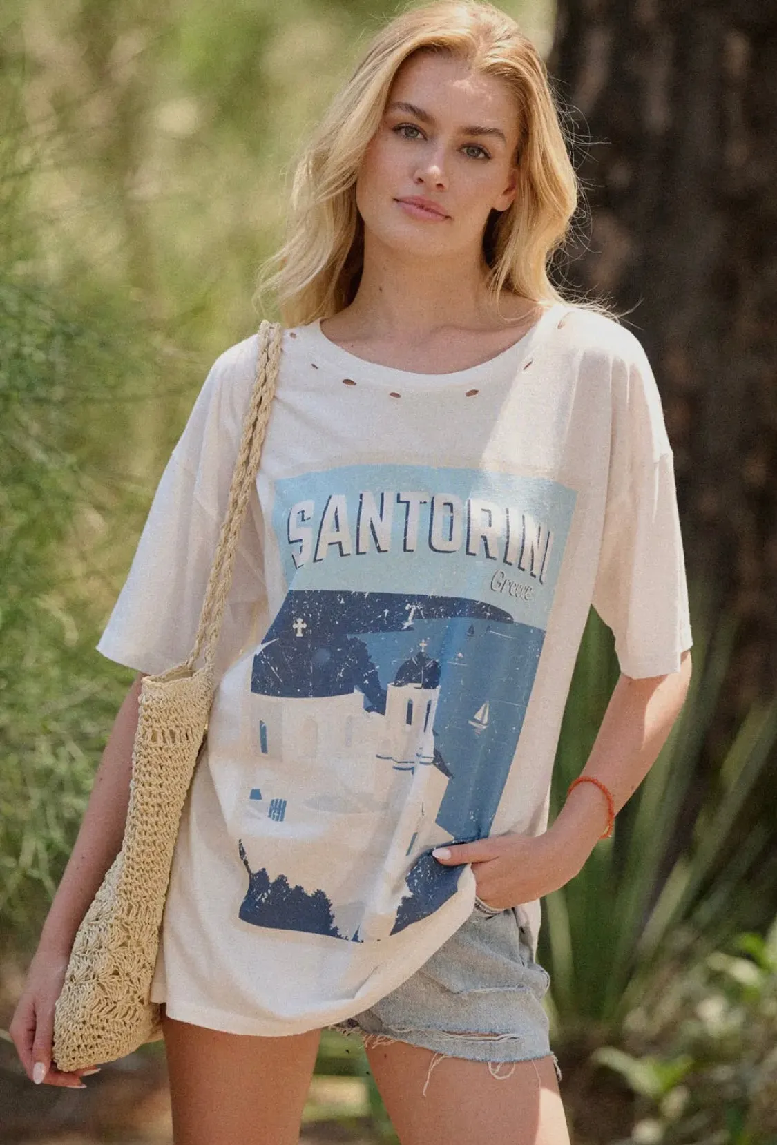 Santorini Graphic Tee