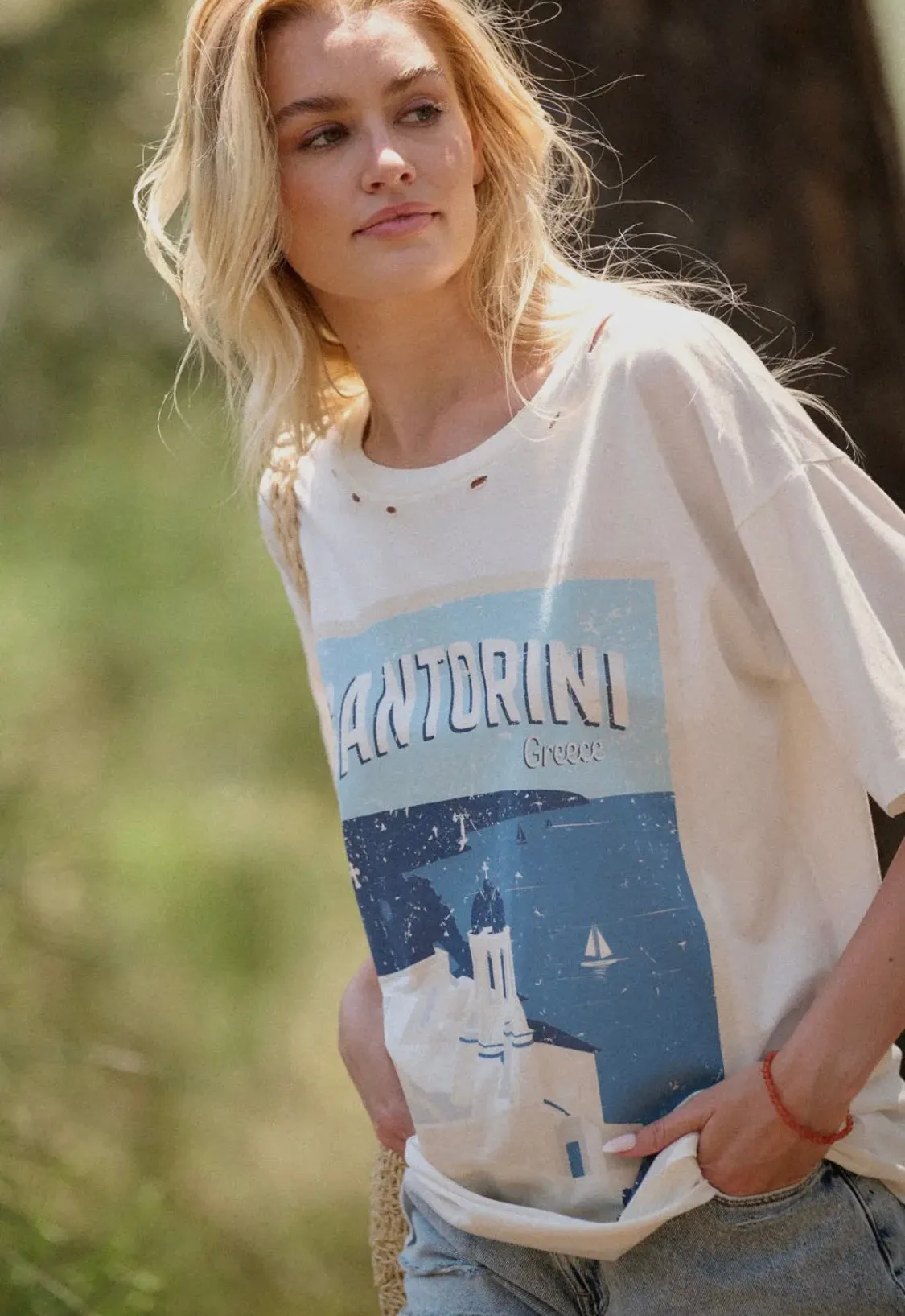 Santorini Graphic Tee