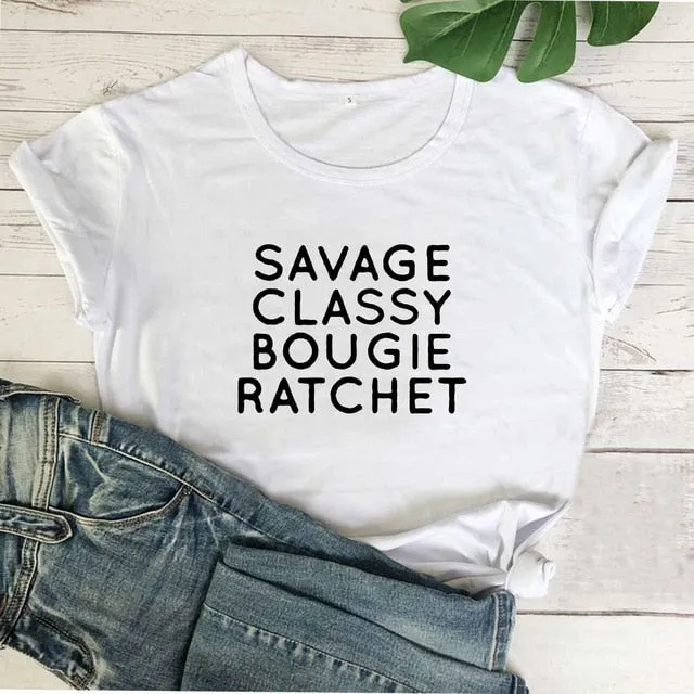 Savage Classy Bougie Ratchet Tee