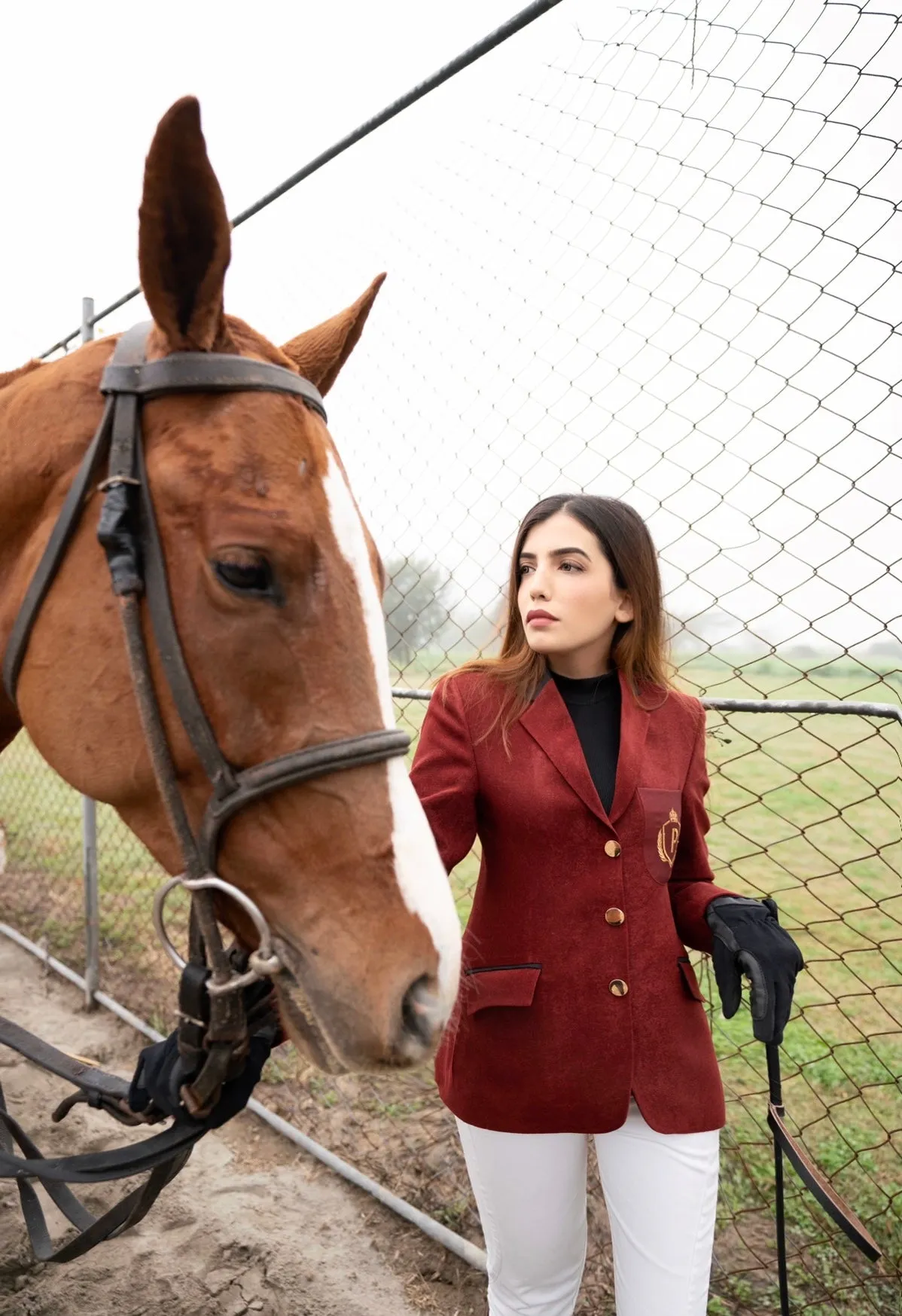 Scarlet Red - Equestrian Blazer