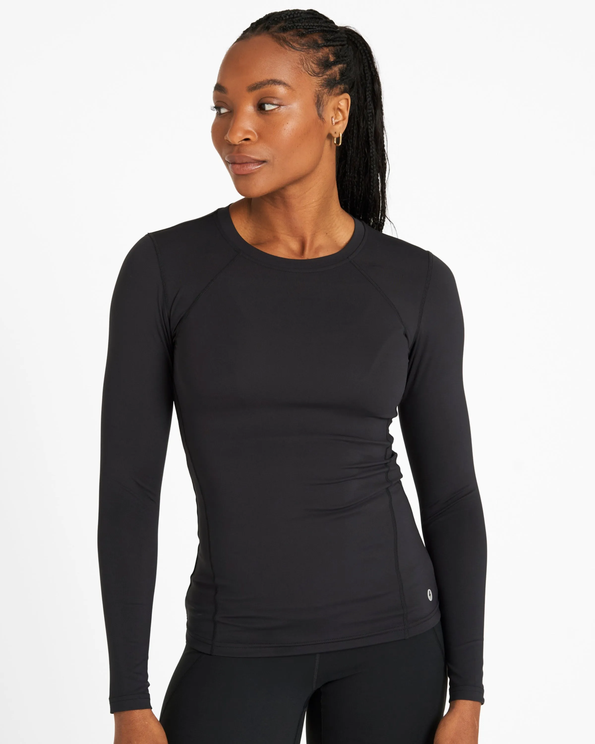 Sculpt Perform Long Sleeve Top Black