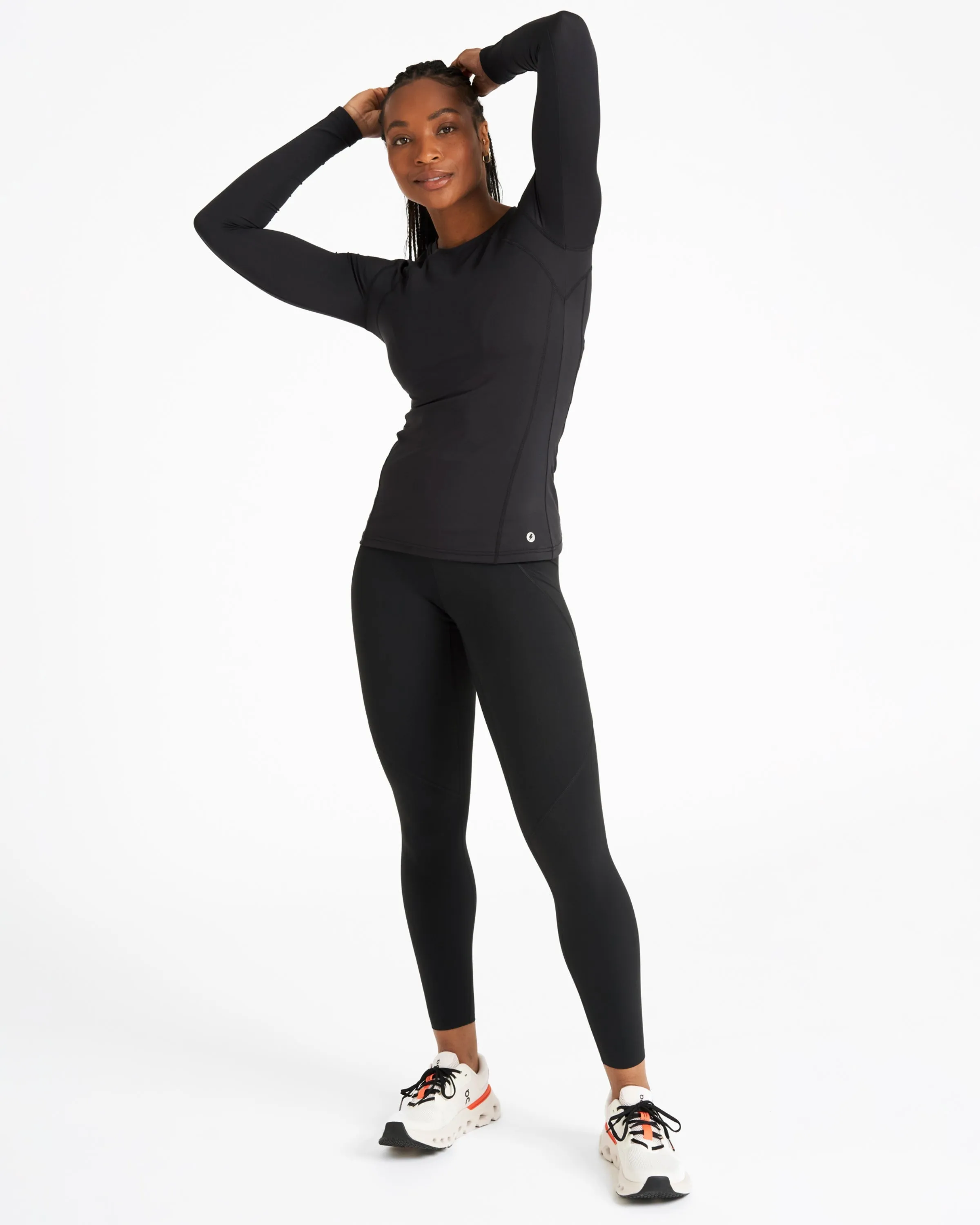 Sculpt Perform Long Sleeve Top Black